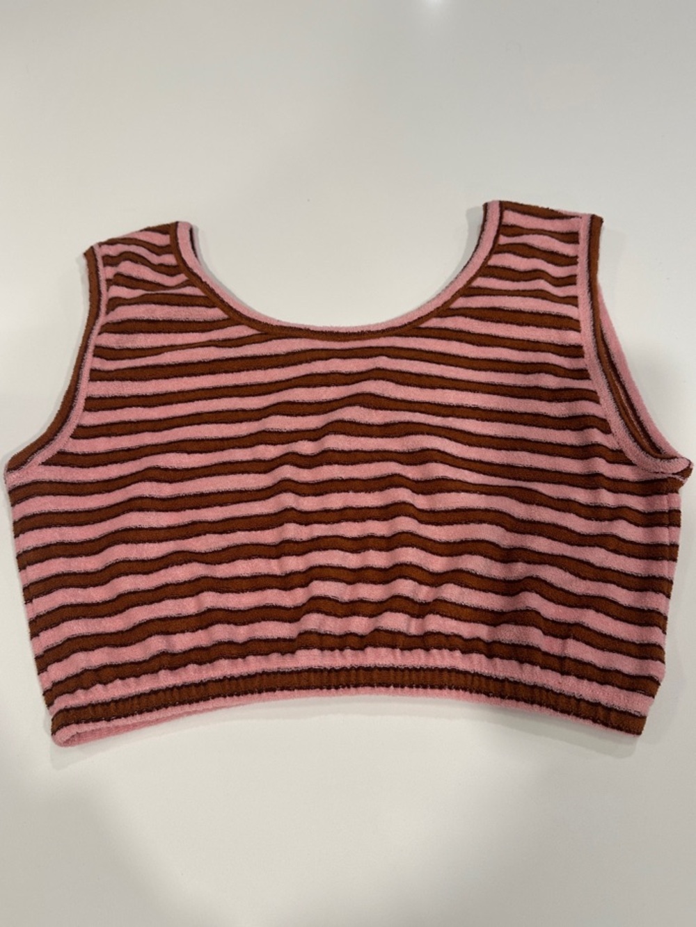 Bebe Organic Cropped French Terry Top